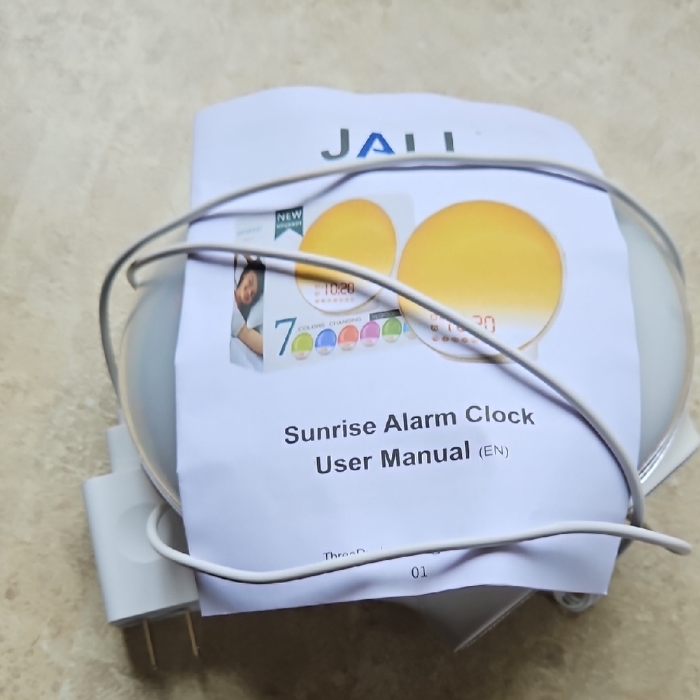 Sunrise Alarm Clock with Manual